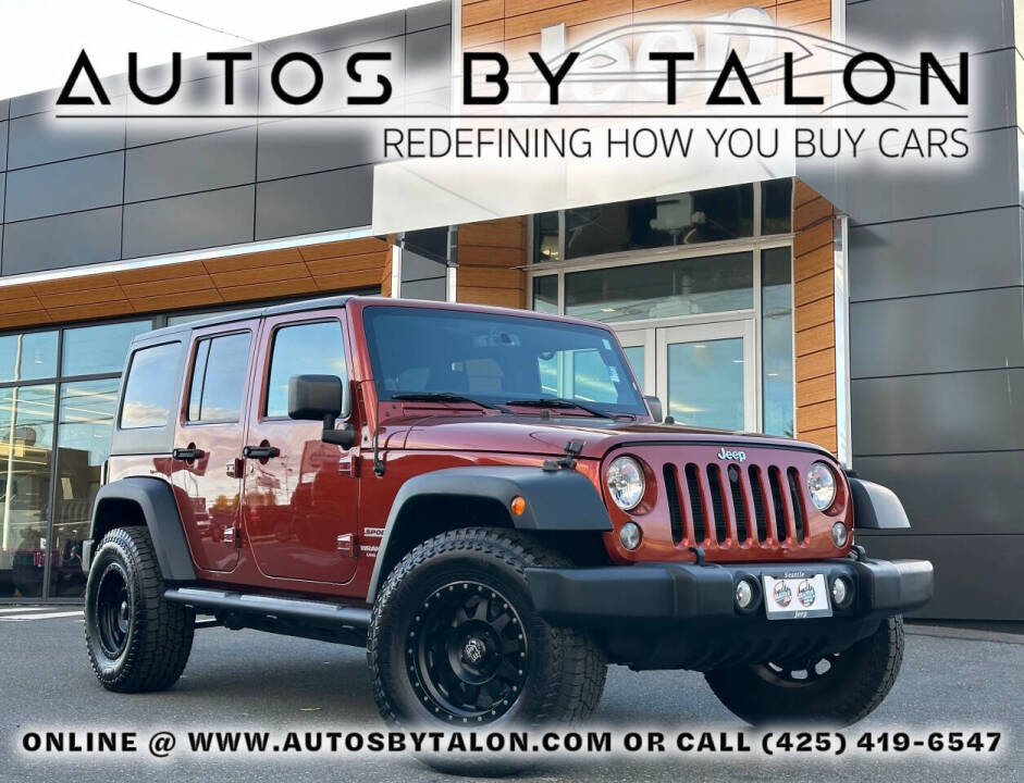 2014 Jeep Wrangler Unlimited for sale at Autos by Talon in Seattle, WA