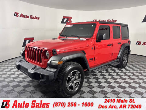 2022 Jeep Wrangler Unlimited for sale at D3 Auto Sales in Des Arc AR