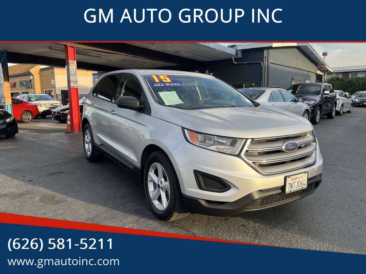 White 2015 Ford Edge SE SE 4dr Crossover 1