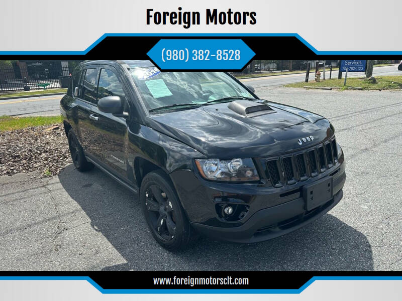 2014 Jeep Compass for sale at Foreign Motors in Kannapolis NC