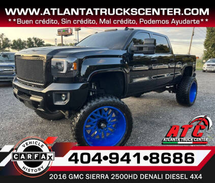 2016 GMC Sierra 2500HD for sale at ATLANTA TRUCK CENTER LLC in Doraville GA