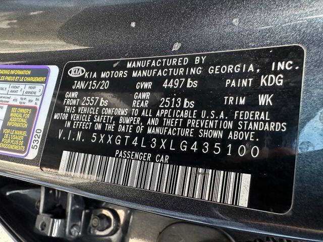 2020 Kia Optima