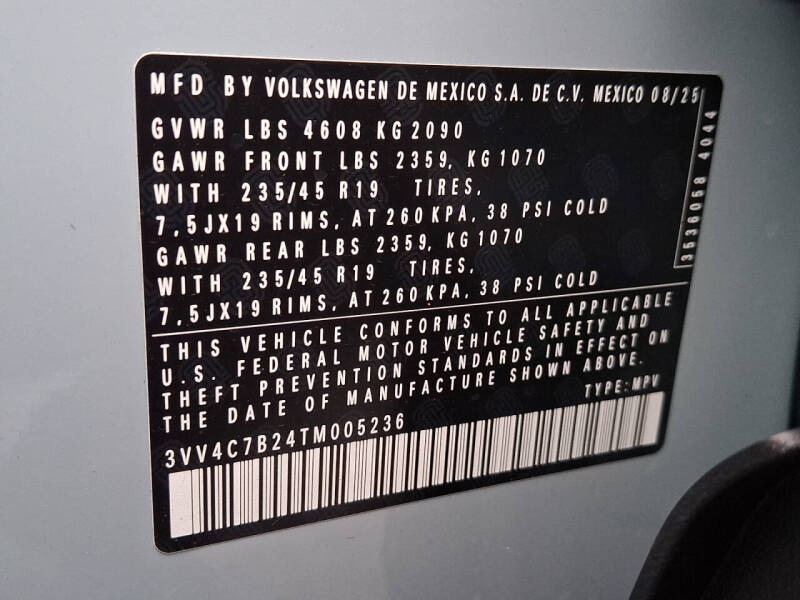 2026 Volkswagen Taos SEL 4Motion