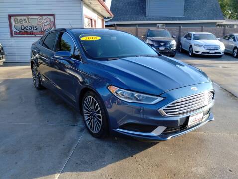 2018 Ford Fusion for sale at Triangle Auto Sales in Omaha NE
