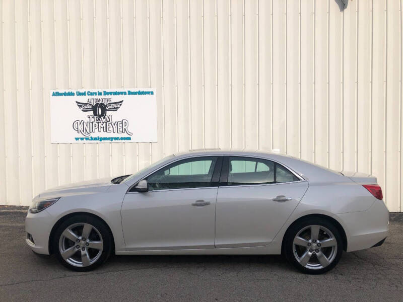 Used 2014 Chevrolet Malibu 2LZ with VIN 1G11J5SX8EF150007 for sale in Beardstown, IL