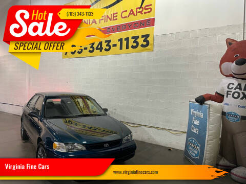 1998 Toyota Corolla for sale at Virginia Fine Cars in Chantilly VA