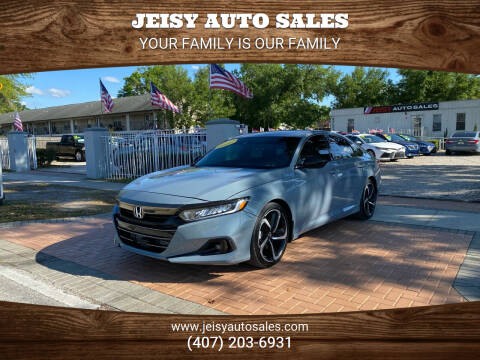 2022 Honda Accord for sale at JEISY AUTO SALES in Orlando FL