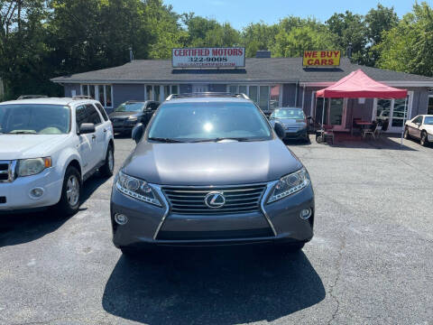 2015 Lexus RX 350 for sale at Certified Motors in Bear DE