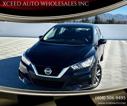 2021 Nissan Versa for sale at XCEED AUTO WHOLESALES INC in San Jose CA