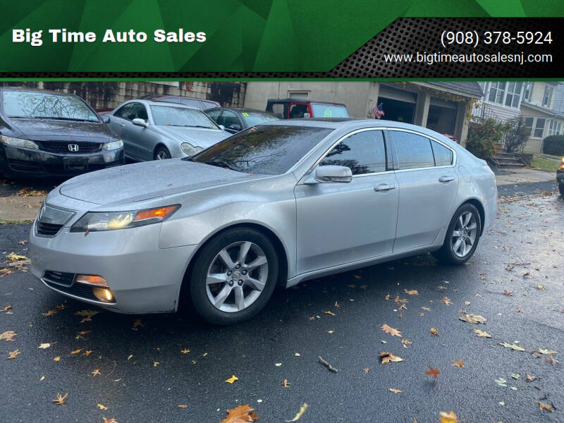 2012 Acura TL for sale at Big Time Auto Sales in Vauxhall NJ