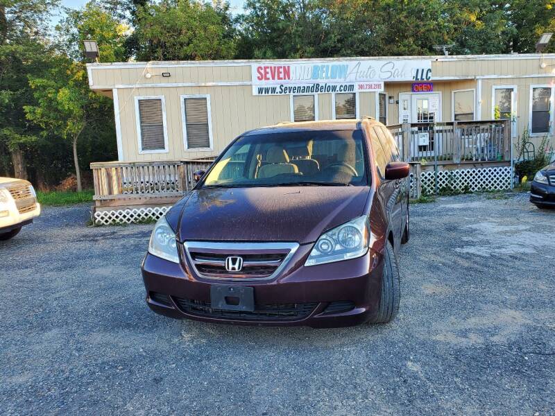 2007 Honda Odyssey for sale at Seven and Below Auto Sales, LLC in Rockville MD