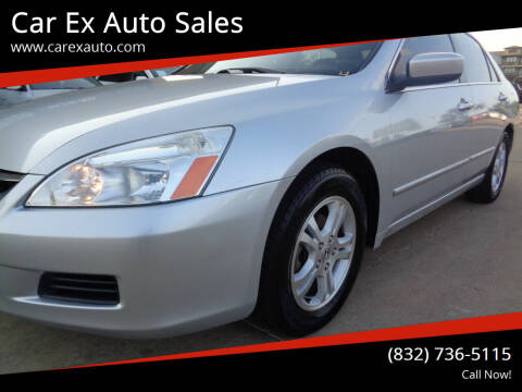 2006 Honda Accord for sale at Car Ex Auto Sales in Houston TX