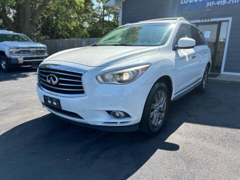 2013 Infiniti JX35 for sale at Logos Motors Inc in Lawrence IN