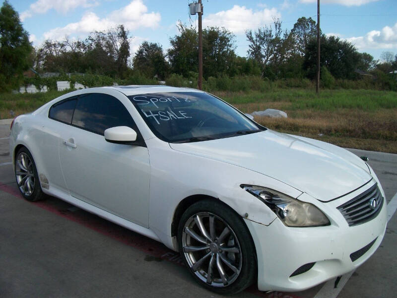 2008 Infiniti G37 for sale at THOM'S MOTORS in Houston TX