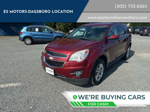 2012 Chevrolet Equinox for sale at ES Motors-DAGSBORO location in Dagsboro DE