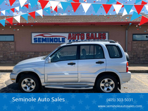 2000 Suzuki Grand Vitara for sale at Seminole Auto Sales in Seminole OK