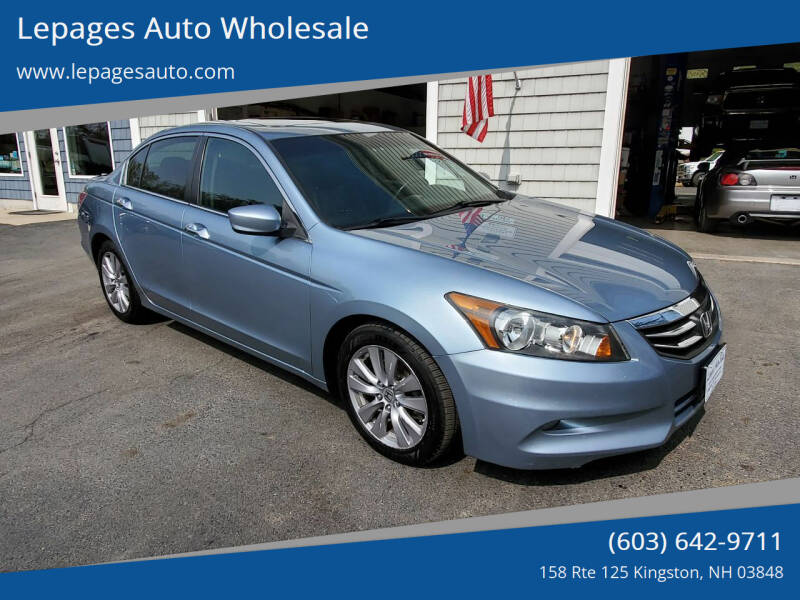 2012 Honda Accord for sale at Lepages Auto Wholesale in Kingston NH