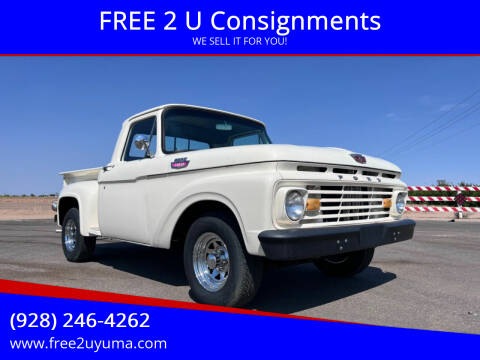 1963 Ford F-100 for sale at FREE 2 U Consignments in Yuma AZ