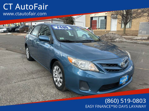 2012 Toyota Corolla for sale at CT AutoFair in West Hartford CT