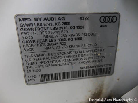 2022 Audi SQ5 3.0T quattro Premium Plus