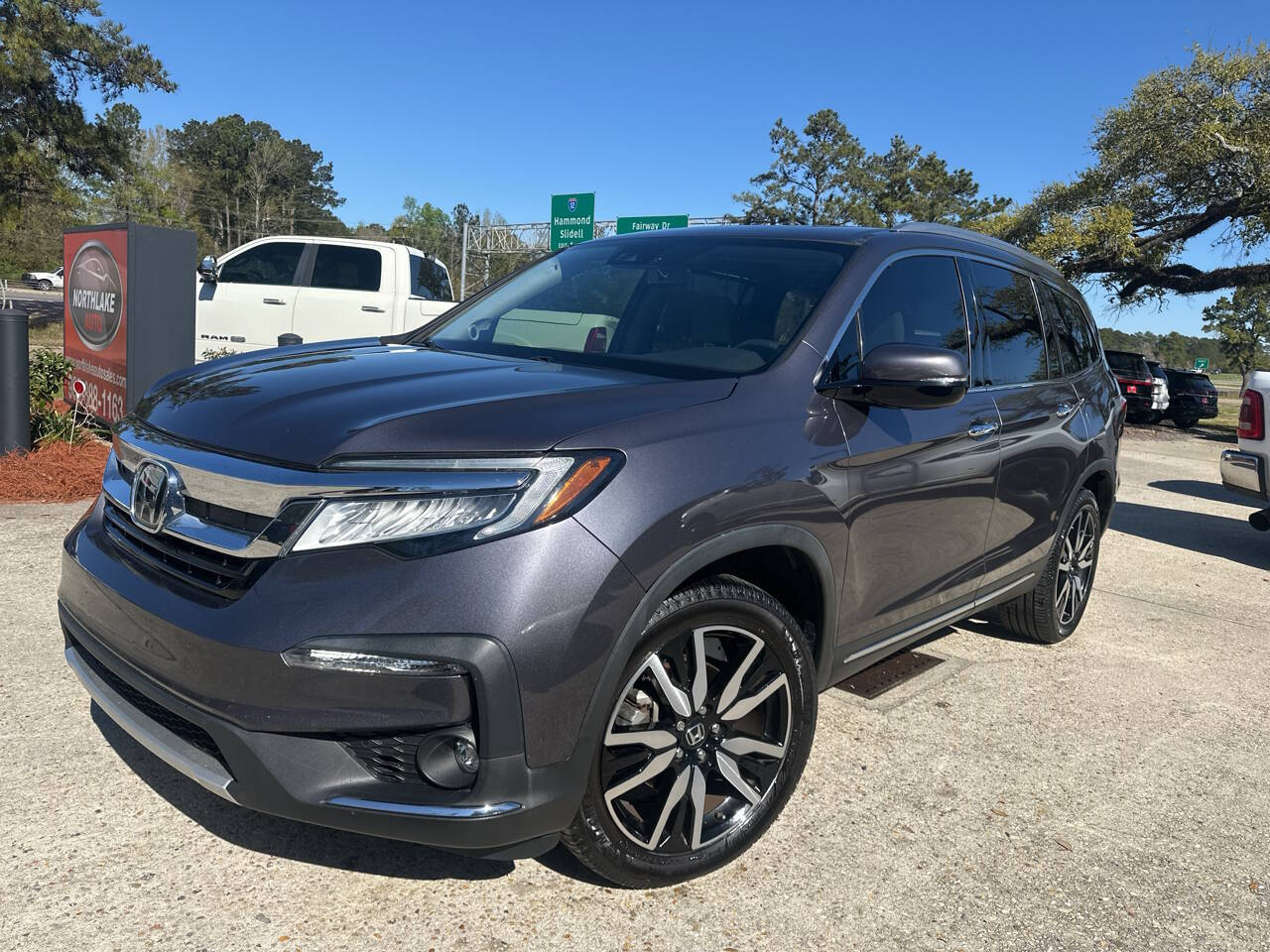 Gray 2022 Honda Pilot Elite AWD Elite 4dr SUV 2