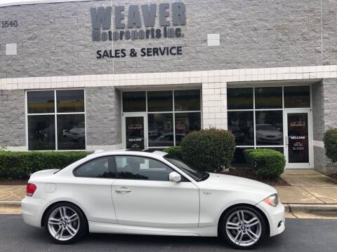 2011 BMW 1 Series for sale at Weaver Motorsports Inc in Cary NC