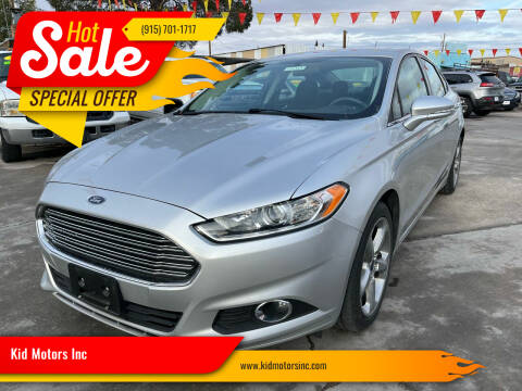 2015 Ford Fusion for sale at Kid Motors Inc in El Paso TX