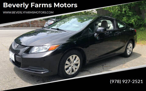 2012 Honda Civic for sale at NorthShore Imports LLC in Beverly MA