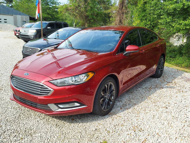 2018 Ford Fusion for sale at Victory Auto Sales LLC in Mooreville, MS