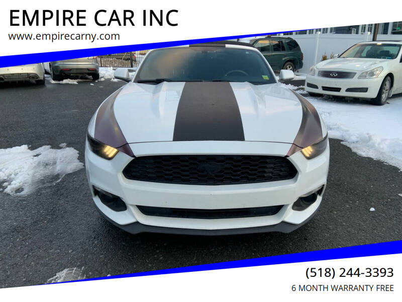 2015 Ford Mustang for sale at EMPIRE CAR INC in Troy NY