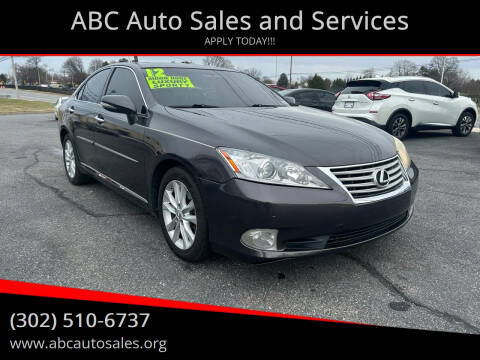 2012 Lexus ES 350 for sale at ABC Auto Sales and Services in New Castle DE