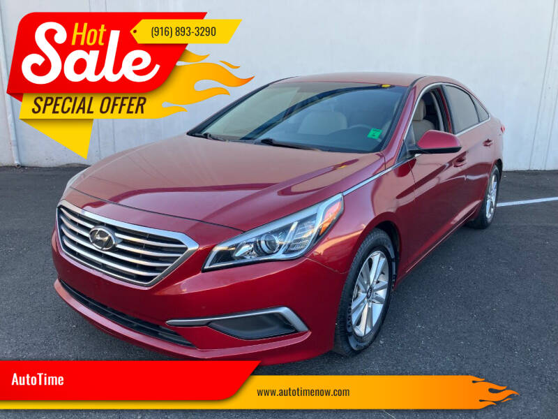 2016 Hyundai Sonata for sale at AutoTime in Sacramento CA