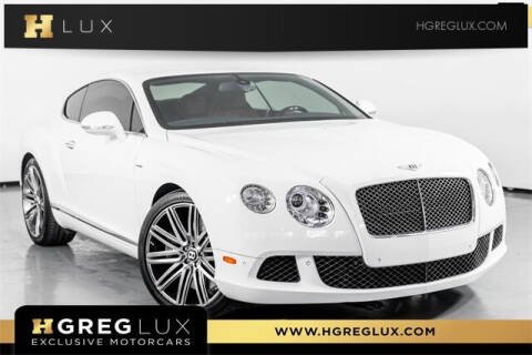 2014 Bentley Continental for sale at HGREG LUX EXCLUSIVE MOTORCARS in Pompano Beach FL