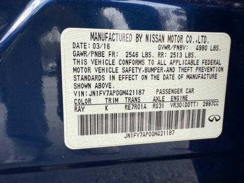 2016 Infiniti Q50 Red Sport 400