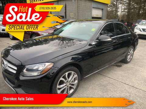 2015 Mercedes-Benz C-Class for sale at Cherokee Auto Sales in Acworth GA
