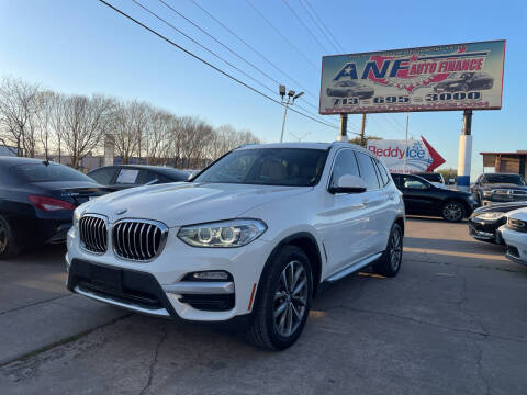 2019 BMW X3 for sale at ANF AUTO FINANCE in Houston TX