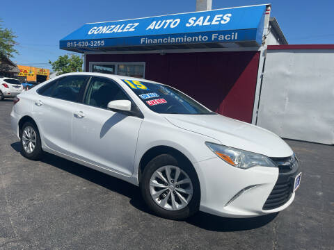 2015 Toyota Camry for sale at Gonzalez Auto Sales in Joliet IL