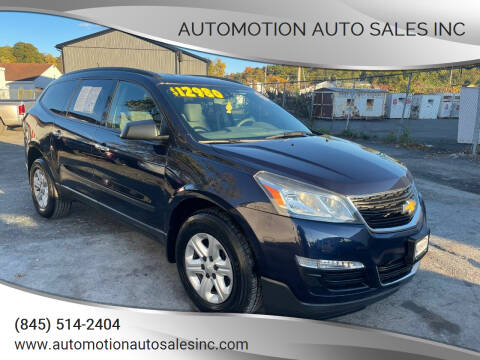 2015 Chevrolet Traverse for sale at Automotion Auto Sales Inc in Kingston NY
