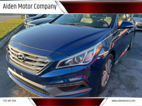 2015 Hyundai Sonata for sale at Aiden Motor Company in Portsmouth VA
