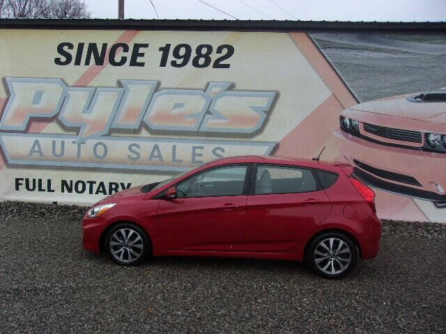 2017 Hyundai Accent for sale at Pyles Auto Sales in Kittanning PA