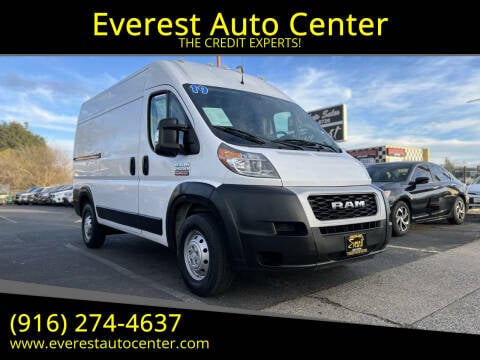2019 RAM ProMaster for sale at Everest Auto Center in Sacramento CA