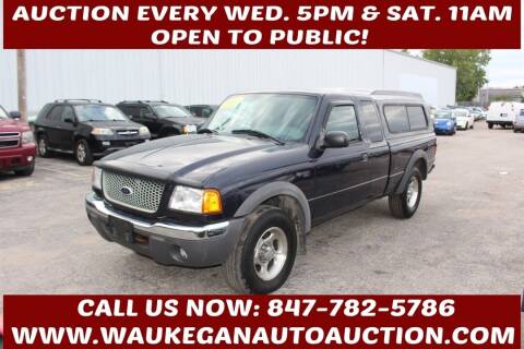 2001 Ford Ranger for sale at Waukegan Auto Auction in Waukegan IL