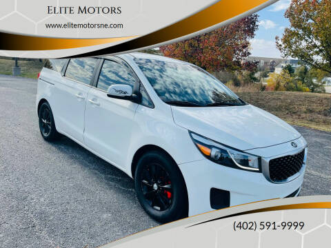 2015 Kia Sedona for sale at Elite Motors in Bellevue NE