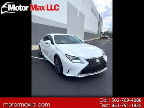 2015 Lexus RC 350 for sale at Motor Max Llc in Louisville KY