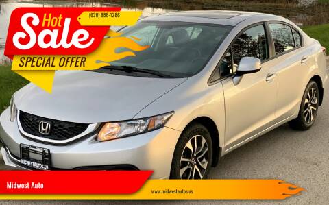 2013 Honda Civic for sale at Midwest Auto in Naperville IL