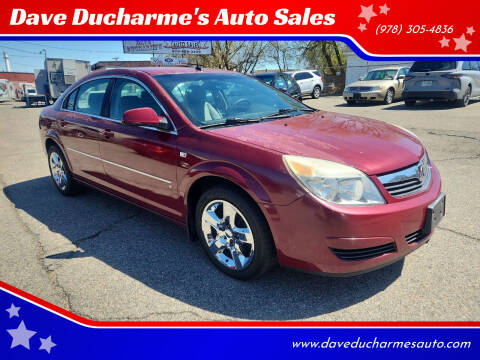2007 Saturn Aura for sale at Dave Ducharme's Auto Sales in Lowell MA
