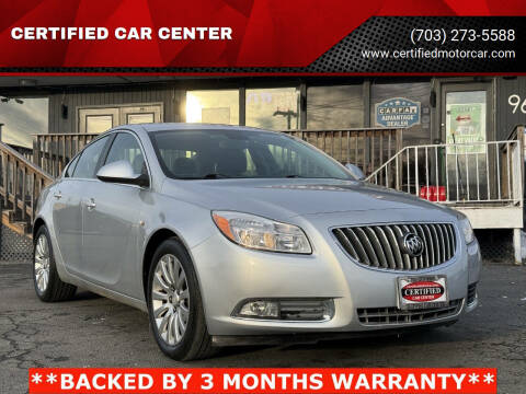 2011 Buick Regal for sale at CERTIFIED CAR CENTER in Fairfax VA