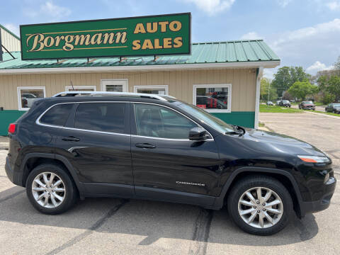 2017 Jeep Cherokee for sale at Borgmann Auto Sales in Norfolk NE