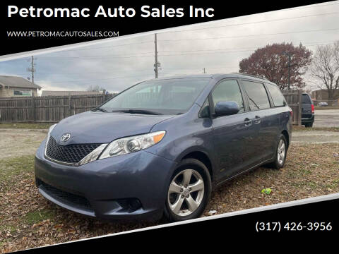 2016 Toyota Sienna for sale at Petromac Auto Sales Inc in Indianapolis IN