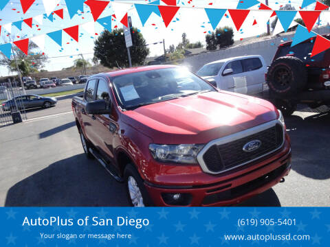 2019 Ford Ranger for sale at AutoPlus of San Diego in Spring Valley CA